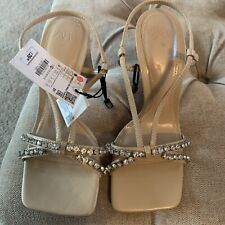 Zara UK3 EU 36 Sparkly Sandles Heels 24