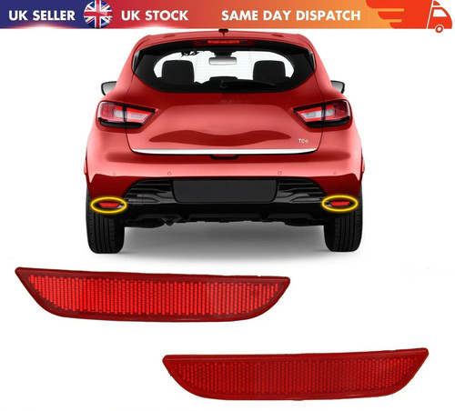 Rear bumper reflector lens - rear,