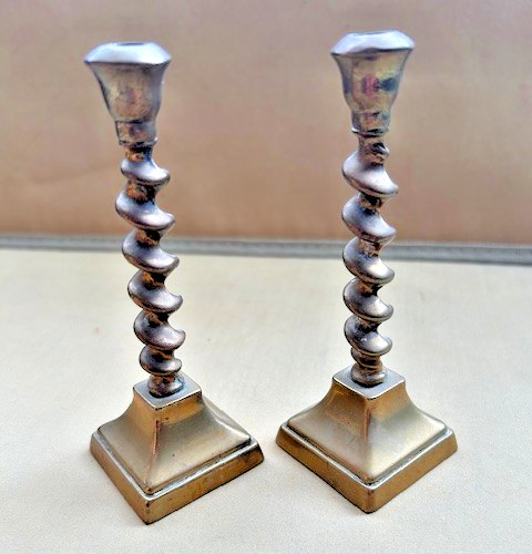 Vintage pair brass - vintage, of