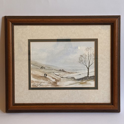 Vintage original watercolour - vintage,