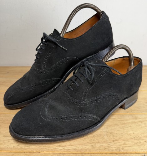 Grenson black suede leather - grenson,