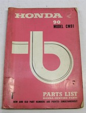 HONDA 90 CD91 Illustrated Moped Motorcycle Parts List 1966 #'66 5 Y A 2,000