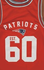 New England Patriots Basketball Vest NBA NFL Jersey Small - Excellent Condition