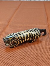 Carved Buffalo Horn TIGER