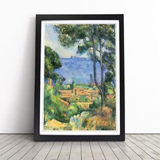 Paul Cezanne Landscape (4) Wall Art Print Framed Canvas Picture Poster Decor