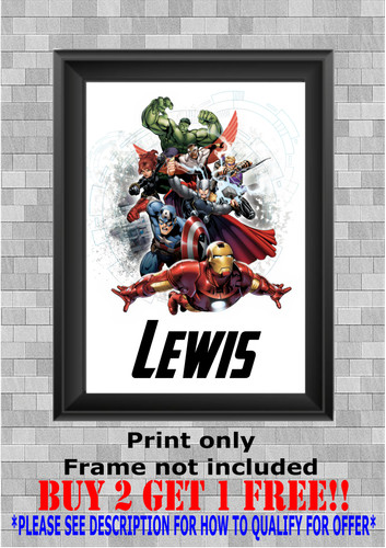Personalised marvel avengers - personalised,