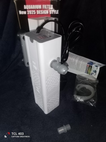Quiet fish tank filter 4in1 - fish,
