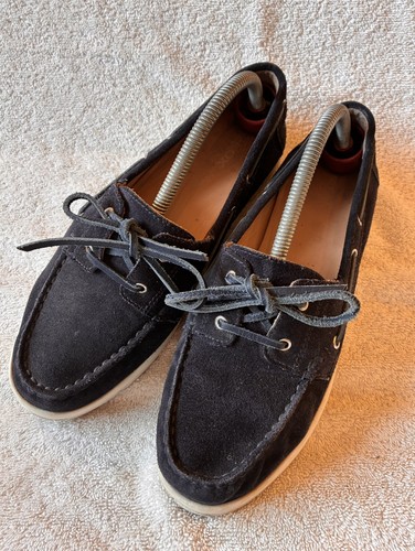 Geox respira ladies navy suede - respira,