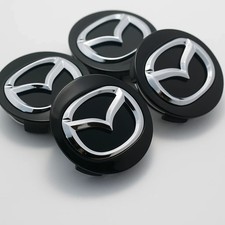 Mazda Wheel Centre Caps Hub Alloy 56mm Fits 3 5 6 MX-5 CX-3 CX-30 CX-5 RX-8
