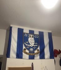 Sheffield Wednesday Flag 5ft x 3ft. Authentic SWFC Flag