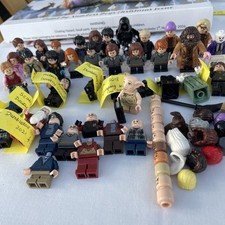 Harry Potter Mini Figures Heads Hair Hats Bundle