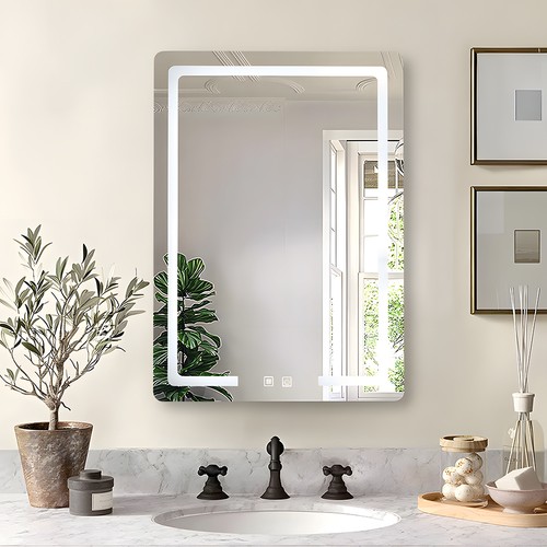 Bathroom led mirror - led, w/