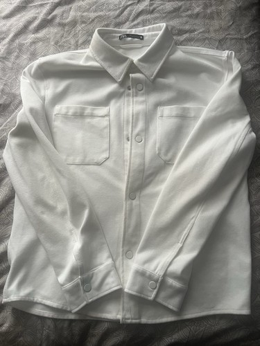 White overshirt shacket - shacket, (a