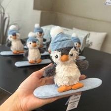 BNWT 2025 Peanut Penguin - Snowboarding Christmas Exclusive Plush