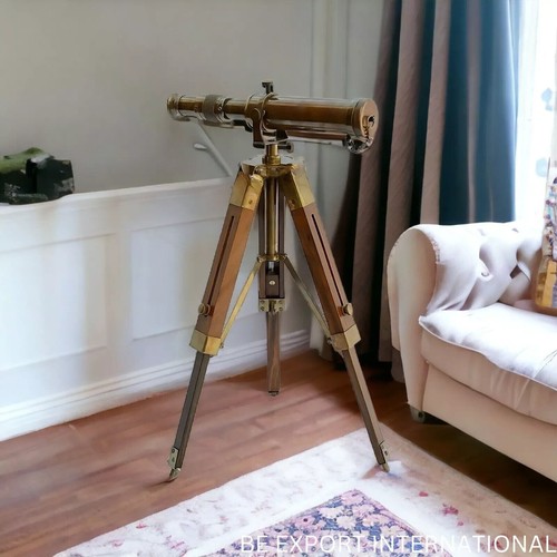 Antique brass telescope - 12",