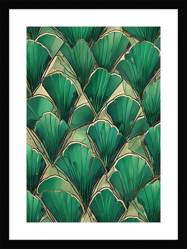 Moody art deco - moody, wall