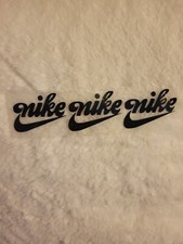 Sheet of 3 2" Nike Cursive