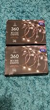 Micro LED Lights - 360 Cool white lights × 2