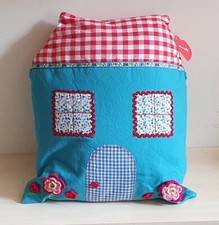 'COUNTRY COTTAGE' DETAILED CUSHION - NEW WITH TAG