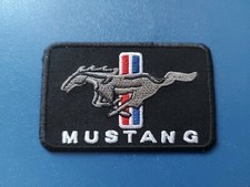Motorsport Motor Racing Car Patch Sew / Iron On Badge:- Mustang