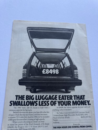 Original vintage 1984 volvo - original,