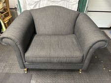 Laura Ashley Grey Snuggler Chair