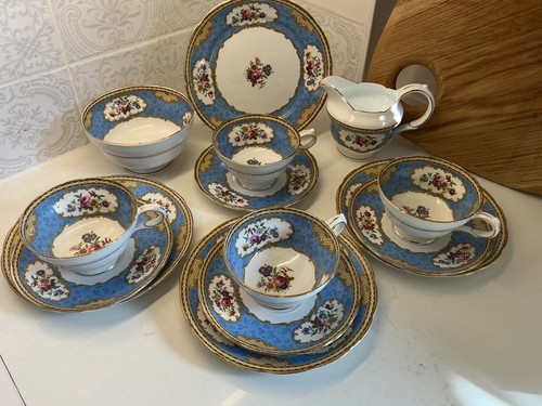 Grosvenor rosamund blue tea - blue,