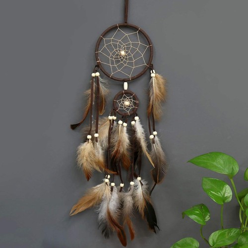 Feather dream catcher - feather, handmade