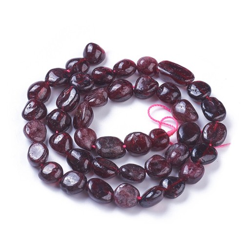 Natural gemstone nugget beads - natural,