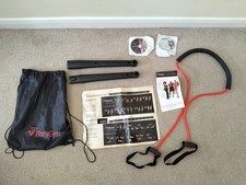 BodyGym Portable Home Exercise Set, DVDs, Carrier Bag, Used, Good Condition