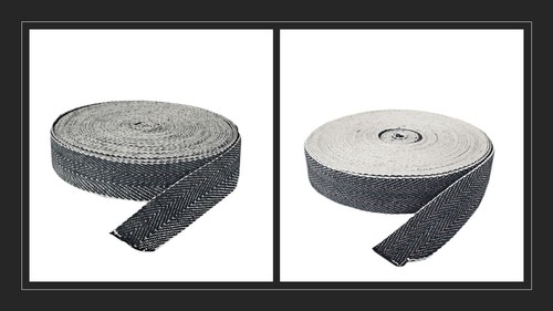 Black white herringbone - black, &