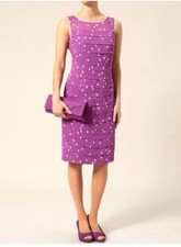 Jacques Vert purple and cream