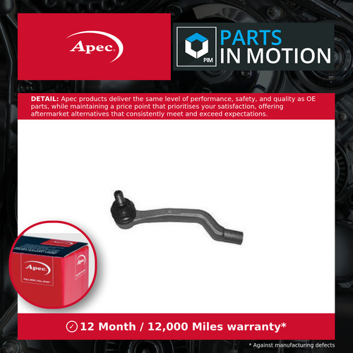 Tie track rod end - track, fits
