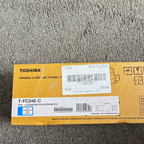 Toshiba fc34e genuine cyan - t-fc34e-c,