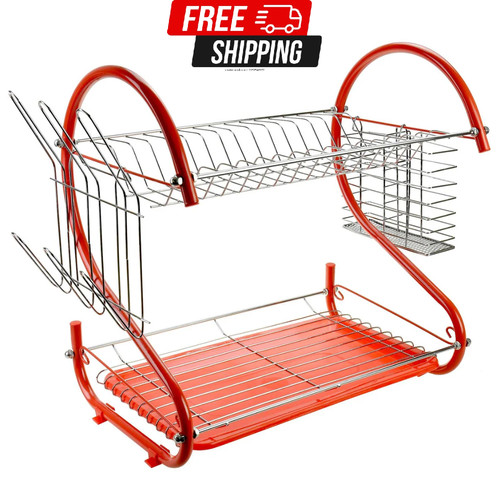 Tier sink dish drainer - drainer, with