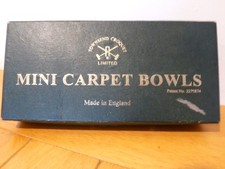 Vintage Mini carpet bowls