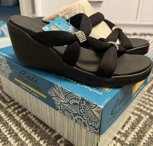 Skechers cali luxe foam wedge - cali,