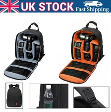 Waterproof Travel Camera Bag Backpack SLR DSLR for Nikon Sony Canon Rucksack UK
