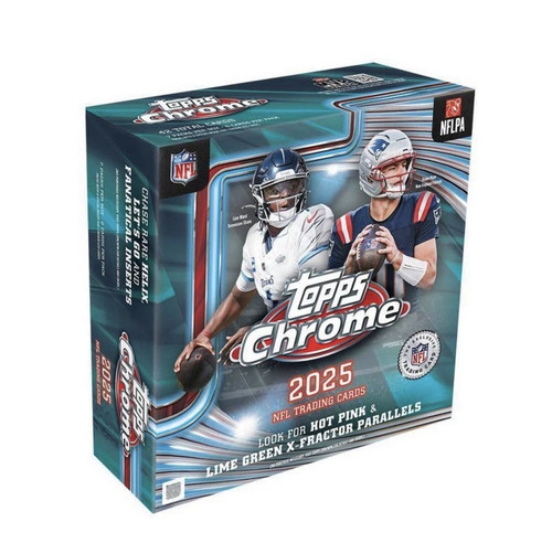 Topps nfl chrome mega - nfl, box