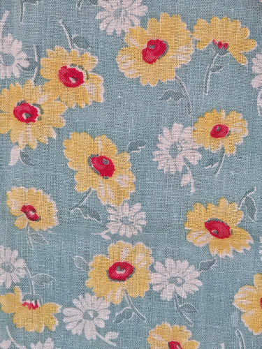 Vintage 1940s feedsack cotton - 1940s,