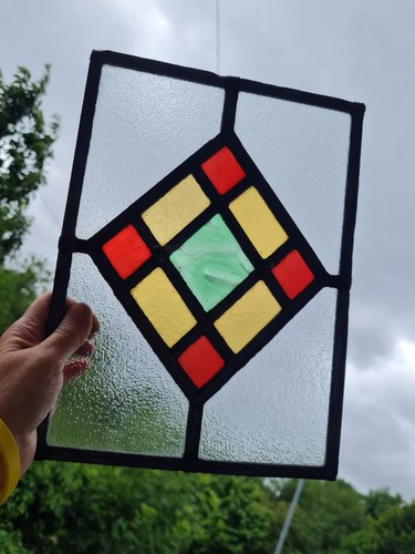 Old antique piece leaded - antique,