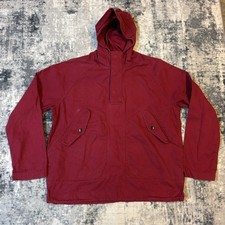 Mens Albam Red Smock Pullover