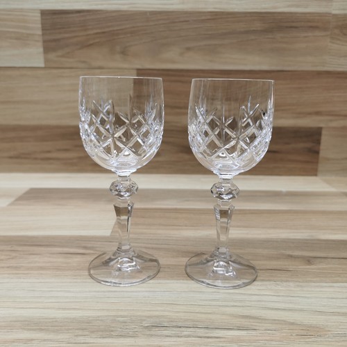 Pair bohemia crystal - of,