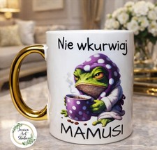 Funny mum mug grumpy - grumpy, frog