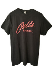 Pitts Special Aerobatic Aircraft Logo Black Gilden T Shirt Size Medium