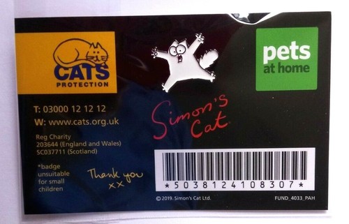 Pin badge simons cat - pin, jump