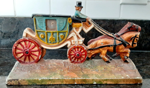 Antique hubley horse - 7",