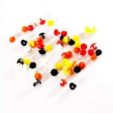 30 4.5mm HI LOW VIZ BOILIE BAIT HAIR RIG SIGHT STOPS,CARP,BARBEL FISHING