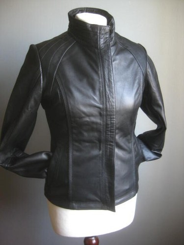 Real leather biker racer - leather,