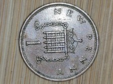 VERY RARE 1p Coin - 1973 - NEW